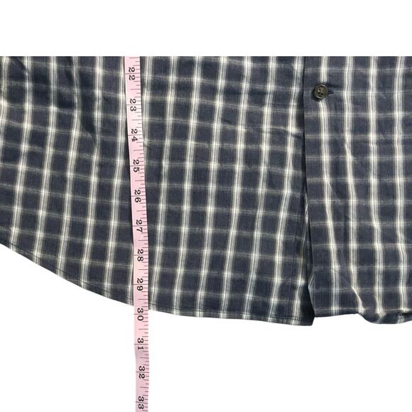 Joseph Abboud Blue Checkered Button-Down Mens Size XXL - Picture 4 of 5